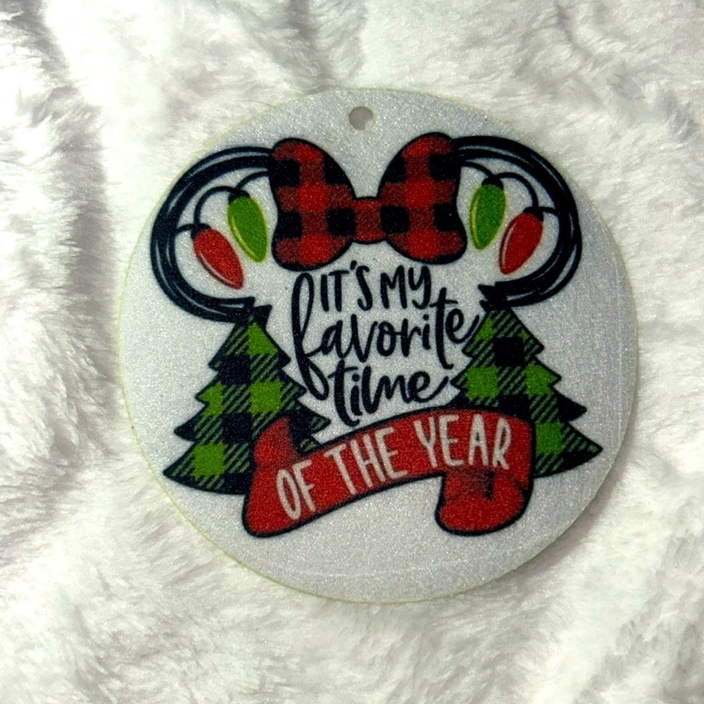 Mickey Christmas air freshener
